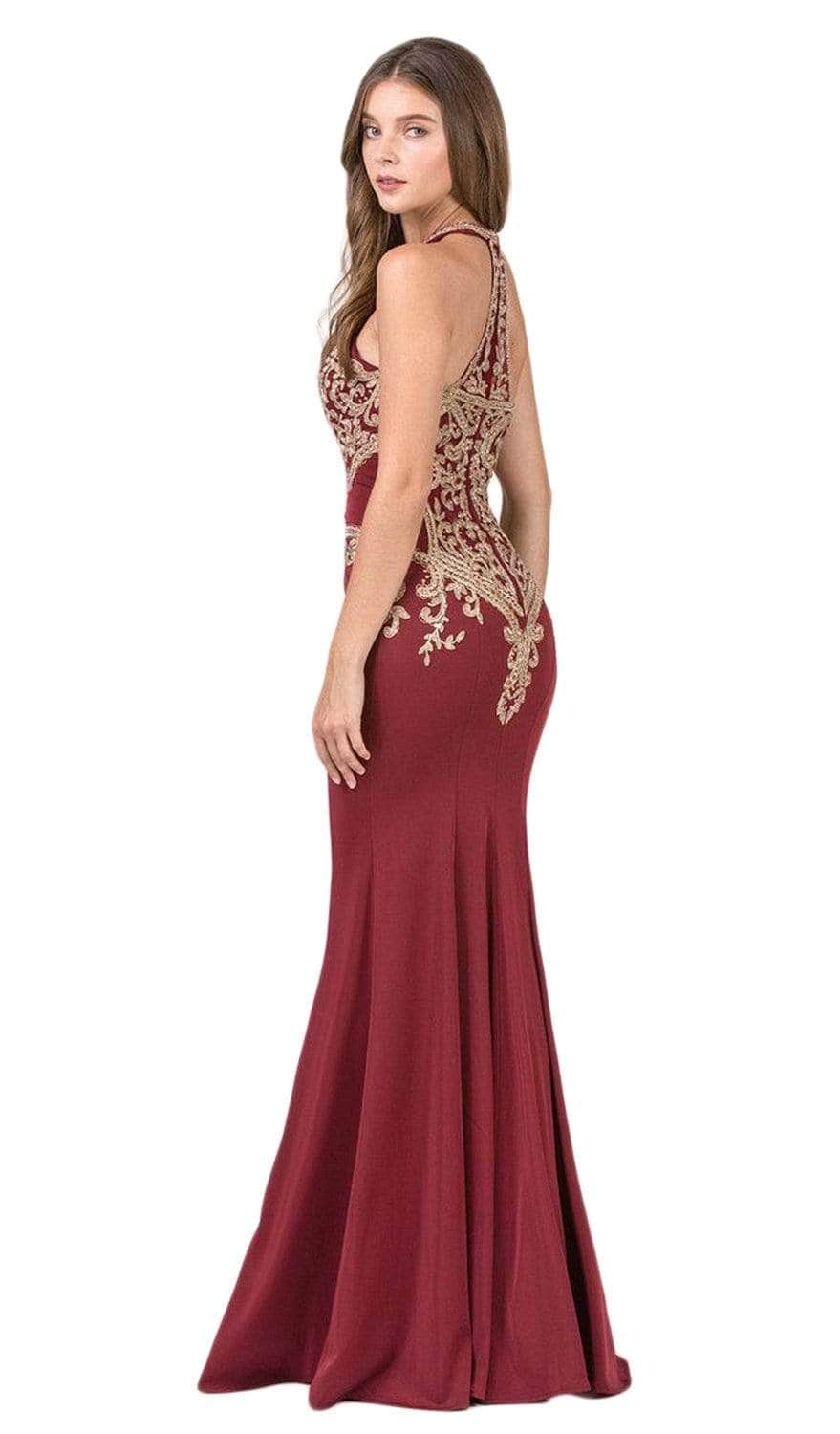 Eureka Fashion 7033 - Halter Mermaid Prom Gown – Couture Candy