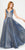 Eureka Fashion 8606 - Plunging V-Neck Shimmer Prom Gown Special Occasion Dress