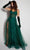 Eureka Fashion 9177 - A-Line Corset Bodice Prom Gown Prom Dress XS / Hunter Green