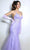 Eureka Fashion 9696 - Floral Sequin Mermaid Prom Gown Prom Dresses XS / Lilac