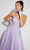 Eureka Fashion 9908 - Floral Glitter A-Line Prom Gown Prom Dresses