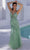 Eureka Fashion 9958 - Embroidered Sleeveless Prom Gown Prom Dresses XS / Sage