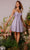Eureka Fashion 9988 - Sweetheart Box Pleated Cocktail Dress Prom Dresses XS / Lavender