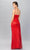 Eureka Fashion - Spaghetti Strap Glitter Evening Gown 9801 - 1 pc Rose Gold In Size 3XL Available Evening Dresses 3XL / Rose Gold