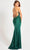 Faviana 11070 - Lace Up Back Satin Prom Gown Prom Dresses