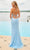 Faviana 11084 - Sleeveless Beaded Prom Gown Prom Dresses 6 / Light Blue