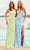 Faviana 11084 - Sleeveless Beaded Prom Gown Prom Dresses 6 / Light Blue