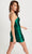 Faviana 11111 - Satin Spaghetti Strap Dress Homecoming Dresses