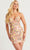 Faviana 11124 - Floral Sequin Cocktail Dress Homecoming Dresses 00 / Spring