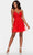 Faviana S10709 - Floral Applique Cocktail Dress Cocktail Dresses 2 / Peri