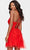 Faviana S10709 - Floral Applique Cocktail Dress Cocktail Dresses 2 / Peri