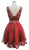 Floral Applique A-line Homecoming Dress Dress