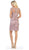 Floral Appliqued Sheath Cocktail Dress MQ1684 Holiday Dresses