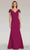 Gia Franco 12304 - Draped Mermaid Evening Dress Prom Dresses 2 / Fuchsia