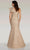 Gia Franco 12375 -One-Shoulder Trumpet Evening Dress Evening Dresses 12 / Champagne