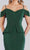 Gia Franco - Jeweled Off Shoulder Formal Dress 12954 - 1 pc Emerald In Size 18 Available CCSALE 18 / Emerald