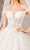 GLS by Gloria Bridal GL3489 - Off-Shoulder Embroidered Wedding Gown Bridal Dresses