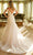 GLS by Gloria Bridal GL3537 - Embroidered Cold Shoulder Bridal Gown Special Occasion Dress