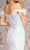 GLS by Gloria GL3284 - Feather Embellished Off-Shoulder Prom Gown Prom Dresses