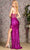 GLS by Gloria GL3285 - Sequin Asymmetrical Evening Dress Special Occasion Dress