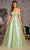 GLS by Gloria GL3296 - Butterfly Off-Shoulder Evening Dress Special Occasion Dress XS / Sage