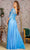 GLS by Gloria GL3445 - Illusion Bateau A-Line Evening Dress Evening Dresses