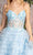 GLS by Gloria GL3464 - Glitter Embroidered Sleeveless Prom Gown Prom Dresses