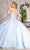 GLS by Gloria GL3482 - 3D Butterfly Embellished Ballgown Ball Gowns