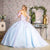 GLS by Gloria GL3482 - 3D Butterfly Embellished Ballgown Special Occasion Dress