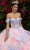 GLS by Gloria GL3517 - Bow Detailed Back Ballgown Special Occasion Dress