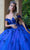 GLS by Gloria GL3521 - Plunge Detailed Ballgown Special Occasion Dress