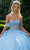 GLS by Gloria GL3527 - Off Shoulder Glitter Ballgown Special Occasion Dress