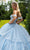 GLS by Gloria GL3527 - Off Shoulder Glitter Ballgown Special Occasion Dress