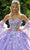 GLS by Gloria GL3541 - Butterfly Appliqued Strapless Corset Ballgown Special Occasion Dress