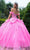 GLS by Gloria GL3547 - Sweetheart Flower Appliqued Tulle Ballgown Special Occasion Dress