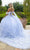 GLS by Gloria GL3571 - Off Shoulder Watteau Train Ballgown Special Occasion Dress