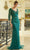 GLS by Gloria GL3575 - Sequin Ornate Sheer Sleeve Formal Dress Special Occasion Dress