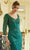 GLS by Gloria GL3575 - Sequin Ornate Sheer Sleeve Formal Dress Special Occasion Dress