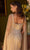 GLS by Gloria GL3583 - Cape Sleeve Cut-Out Detailed Prom Gown Special Occasion Dress