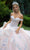 GLS by Gloria GL3596 - Sequin Appliqued Off Shoulder Ruffle Ballgown Special Occasion Dress