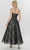 Hynes Park M595 - Strapless Beaded Lace Gown with Shawl Formal Gowns