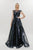 Hynes Park M645 - Sequin Embroidered Illusion Ball Gown Ball Gowns 4 / Navy