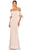 Ieena Duggal 11441 - Sheath Evening Gown Evening Dresses 2 / Blush