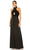 Ieena Duggal 11666 - Halter Cutout Jumpsuit Formal Pantsuits 0 / Black