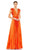 Ieena Duggal - 26729 A-Line Gown Prom Dresses 0 / Sunset