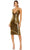 Ieena Duggal 27057 - Metallic Cocktail Dress Cocktail Dresses