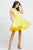 Ieena Duggal - 48775I Cocktail Dress Cocktail Dresses 10 / Lemon