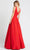 Ieena Duggal - 48924 Sleeveless V-Neck Prom Gown Evening Dresses