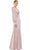 Ieena Duggal 55635 - V-neck Long Dress Mother of the Bride Dresses