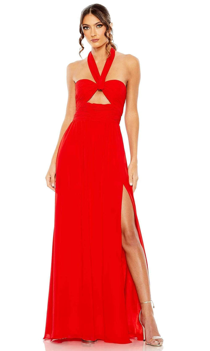 Ieena Duggal 55898 - A-Line Gown Evening Dresses 0 / Red